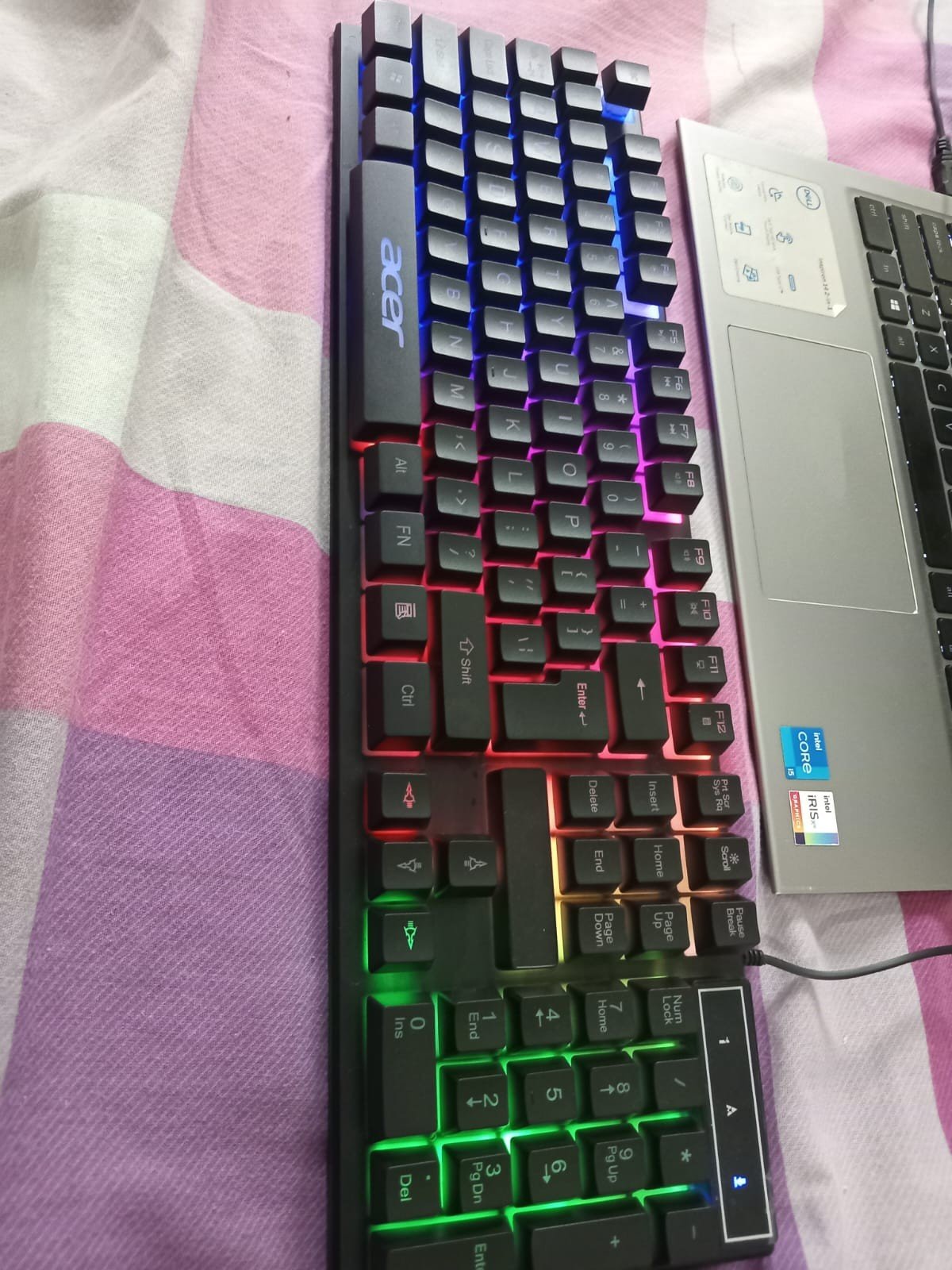 FunBug YKB-913 RGB Gaming Keyboard – Mechanical Feel Keyboard with FN Shortcuts, Waterproof Design, Rainbow Backlight – Gaming Key Board in Pakistan