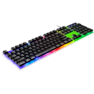 C18 Rainbow Luminous Mechanical Feel Gaming Keyboard
