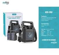WIRELESS SPEAKER Solar Rechargeable GTS-1767 DOUBLE SOLAR [GTS 1767]