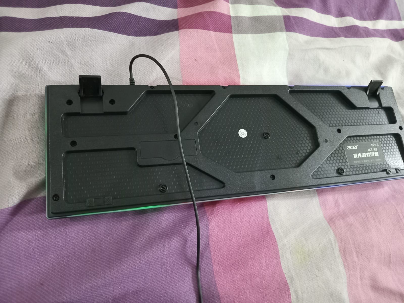 FunBug YKB-913 RGB Gaming Keyboard – Mechanical Feel Keyboard with FN Shortcuts, Waterproof Design, Rainbow Backlight – Gaming Key Board in Pakistan - Image 3