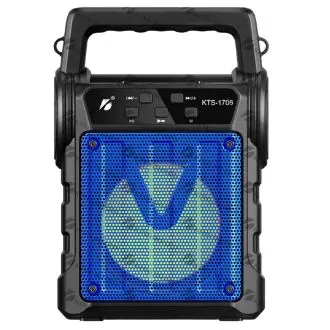 KBroad KTS-2295 Portable Wireless Bluetooth Speaker | Solar Charging, LED Flashlight, FM Radio, USB/TF Card Support | Rechargeable Outdoor Speaker - Image 2