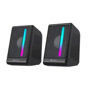 KISONLI X16 MINI USB 2.0 PORTABLE SPEAKER FOR LAPTOP PC WITH RGB LIGHT