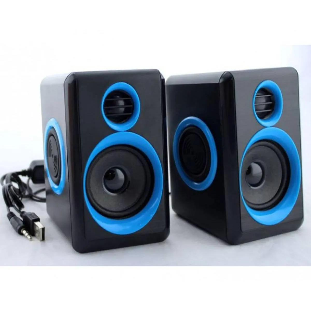 Computer Ft-165 Speakers With 3.5mm Audio, Heavy Bass Volume Control, USB Wired Powered Built-in Four Loudspeaker Multimedia for Gaming PC Laptops - SnapMart - Image 2