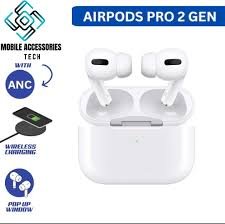 Wireless Earbuds, Air Pro, Air Buds, Earpods with ANC, Transparency Mode, Spatial Audio, and MagSafe Charging Case Compatible With All Devices