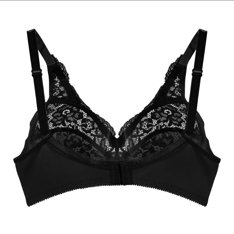 Blossom Lace Bra, Maroon, 002 - Image 7