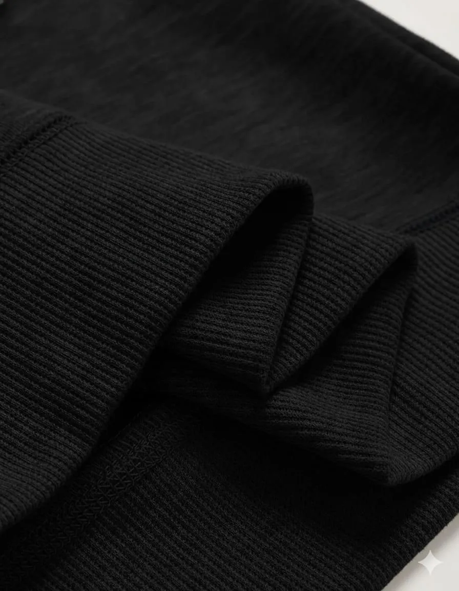 2 Pcs Men's Fleece Printed Sweatshirt Track Suit - Image 4