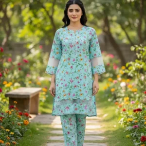 Winter Collection 2 Pcs Stitched Tissue Design Micro Polo Cotton Women Dress Marina Wool Specially