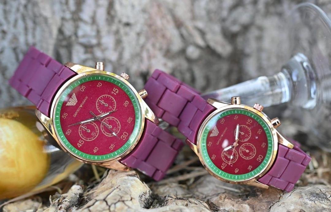 Stainless Steel Quartz Couple Watches - 2 Pcs Unisex Analogue Timepieces - Image 11