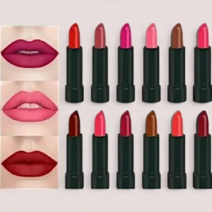 6 Pcs High Pigmented Matte Lipstick Set