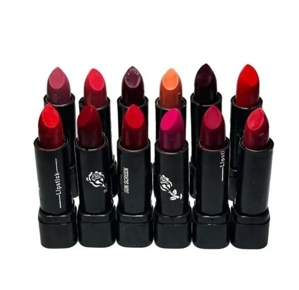 6 Pcs High Pigmented Matte Lipstick Set - Image 6