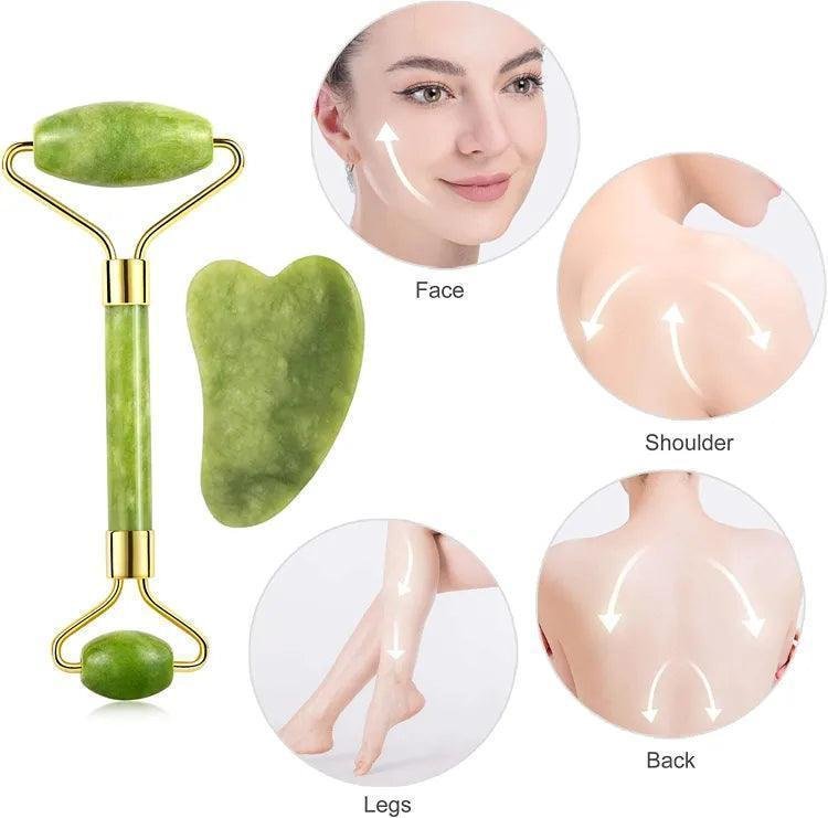 Jade Roller with Gua Sha - Image 2