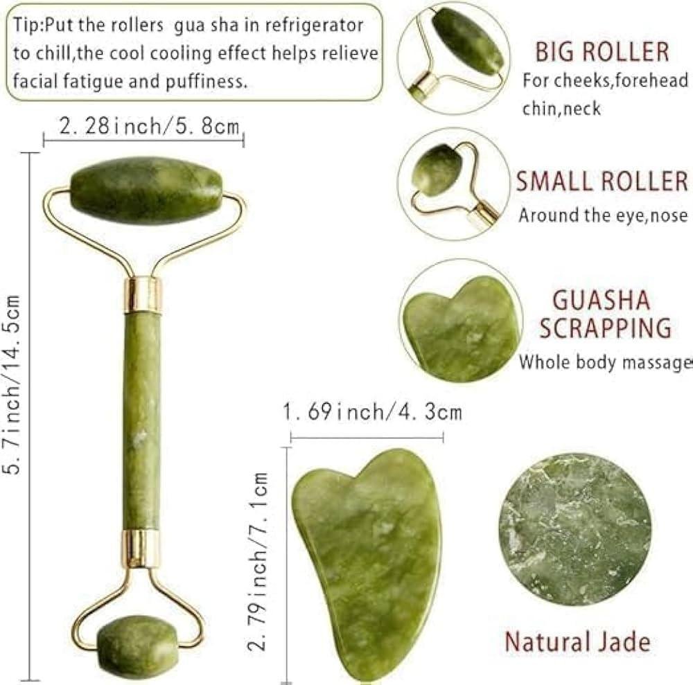 Jade Roller with Gua Sha - Image 5