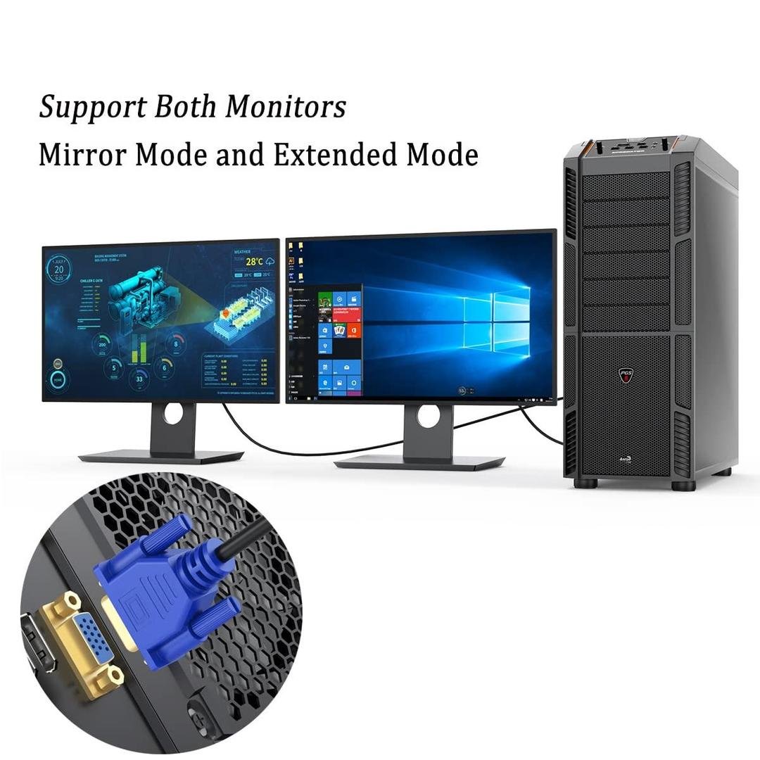 VGA to VGA Monitor Cable 5 Feet - Image 5