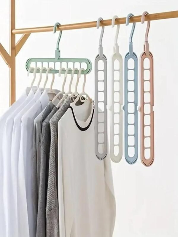 Durable Black Hanger Organizer - 1 Pc Storage Solution for Neat & Tidy Spaces - Image 2