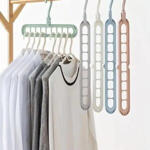 Durable Black Hanger Organizer - 1 Pc Storage Solution for Neat & Tidy Spaces