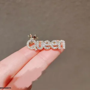 Beautiful Queen Name Brooch Specially For Queen Girls
