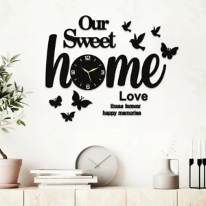 sweet Home Design 3D Wall Clock