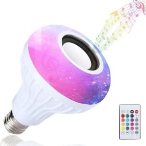 Multicolor LED Bulb Light - 2 Pcs, 12 Watts, Versatile Lighting Solution