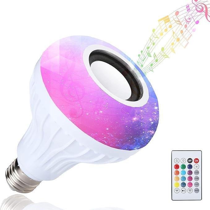 Multicolor LED Bulb Light - 2 Pcs, 12 Watts, Versatile Lighting Solution