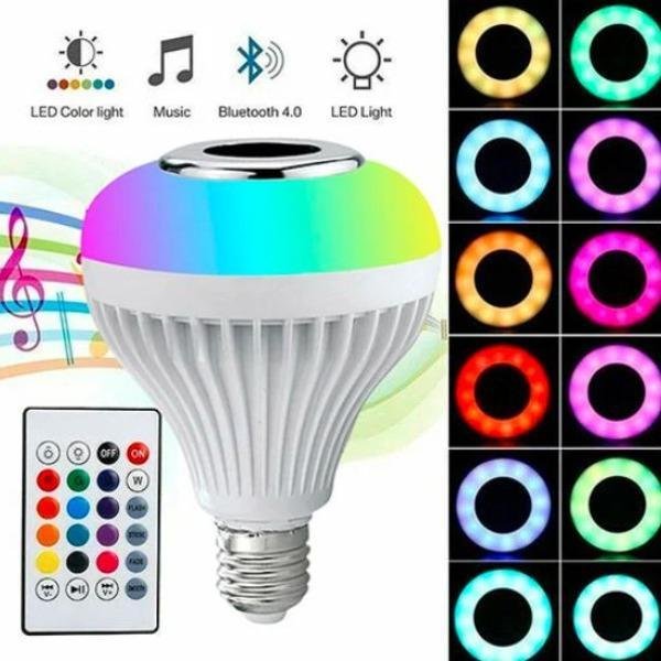 Multicolor LED Bulb Light - 2 Pcs, 12 Watts, Versatile Lighting Solution - Image 4