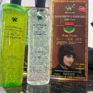 Sardar Jee Dark Brown Hair Color Shampoo/ Gel - 1000ml Pack
