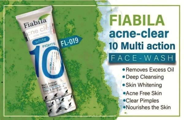 10 in 1 Face Wash, 100 Ml - High Quality Acne Clear - Image 2