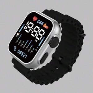 Men's Digital Display Watch - 1 Pc, Quartz Movement, Water Resistant