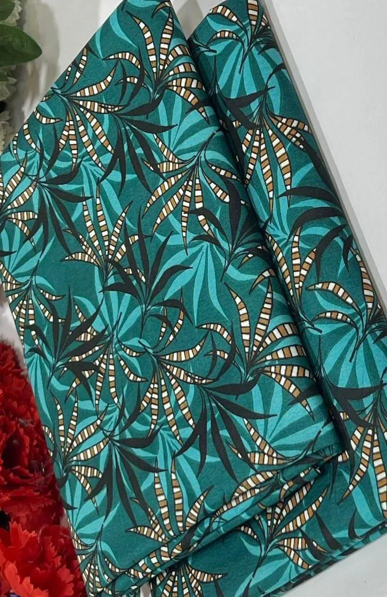 2 Pcs Women's Unstitched Printed Suit - Image 3