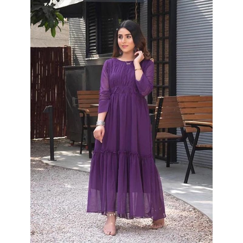 Nazmina (FR-363) Latin purpura dress