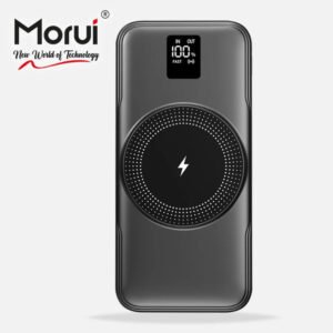 Morui MW-20PD Super Fast Wireless Power Bank 20000mAh 22.5W LED Display High Quality Li-Polimer With 1 Year Warranty