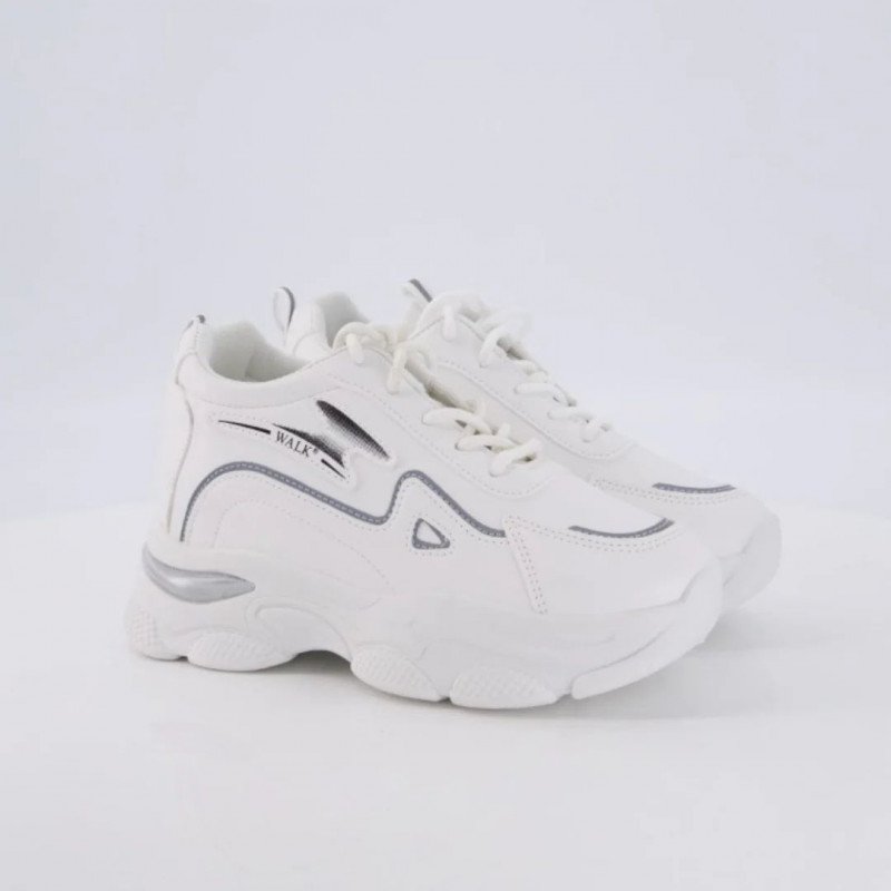 Black Camel Ladies High Sole Sneakers Hld525 - Image 2