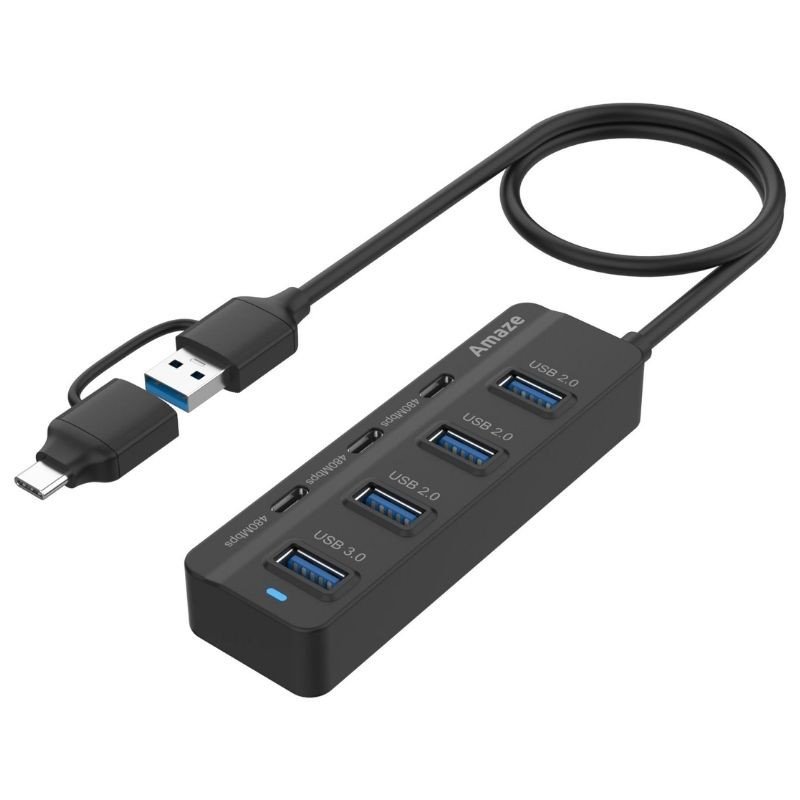 Amaze A327 Type C + USB 3.0 7 Port Hub - Image 2