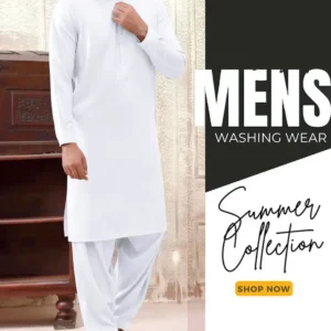 Unstitched Men's Wash n Wear Shalwar Kameez Suit