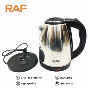 RAF Cordless Stainless Steel Electric Kettle 2L 1500W