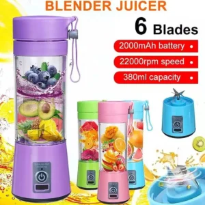 USB Rechargeable Mini Portable Juicer Blender 380ml