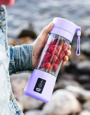 USB Rechargeable Mini Portable Juicer Blender 380ml - Image 5