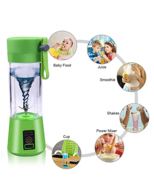 USB Rechargeable Mini Portable Juicer Blender 380ml - Image 2
