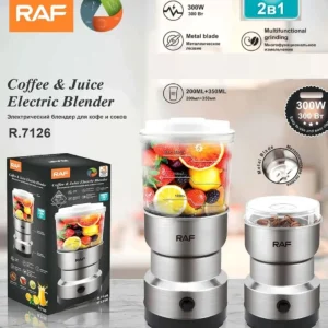 RAF 2 in 1 Mini Electric Juicer Blender & Masala Grinder R-7126