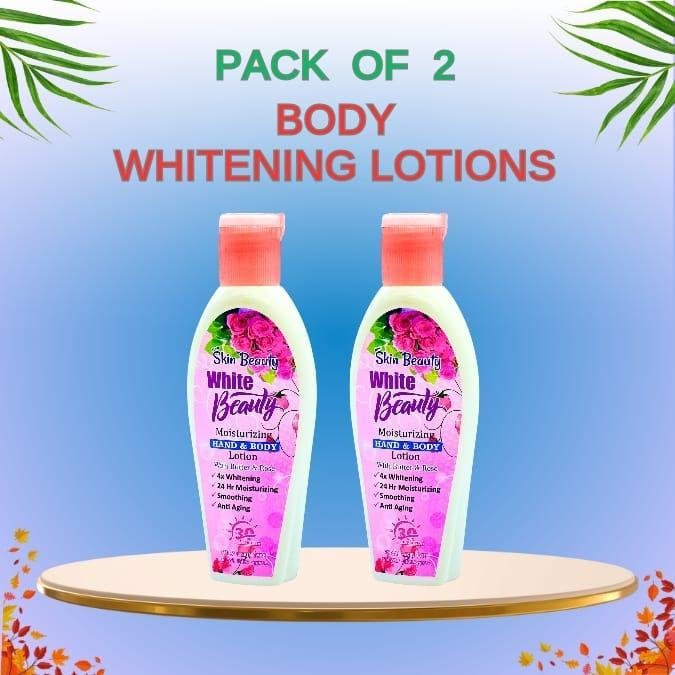Whitening And Brightening Body Lotion, Pack Of 2