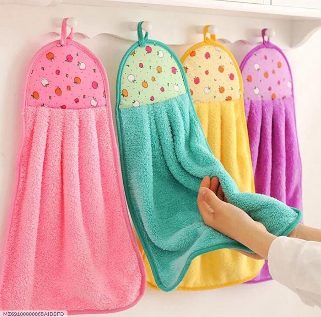 Multicolor Microfiber Kitchen Towel - 1 Pc for All Your Cooking Needs - Image 9