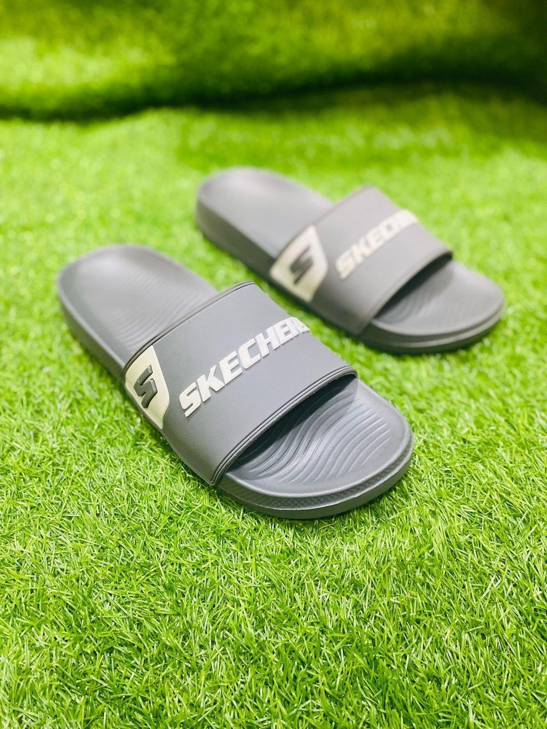 Men's Casual PU Leather Slide Slippers - 1 Pcs Grey - Image 4