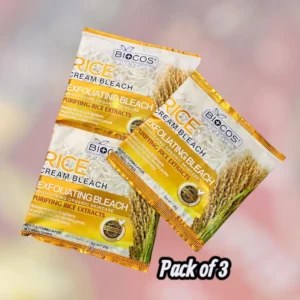 Pack Of 3 Biocos Rice Cream Bleach All Skin Type