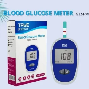 Blood Glucose Monitor Glucometer, Ture Answer glucometer with 5 free strips, Life time warranty sugar checking machine