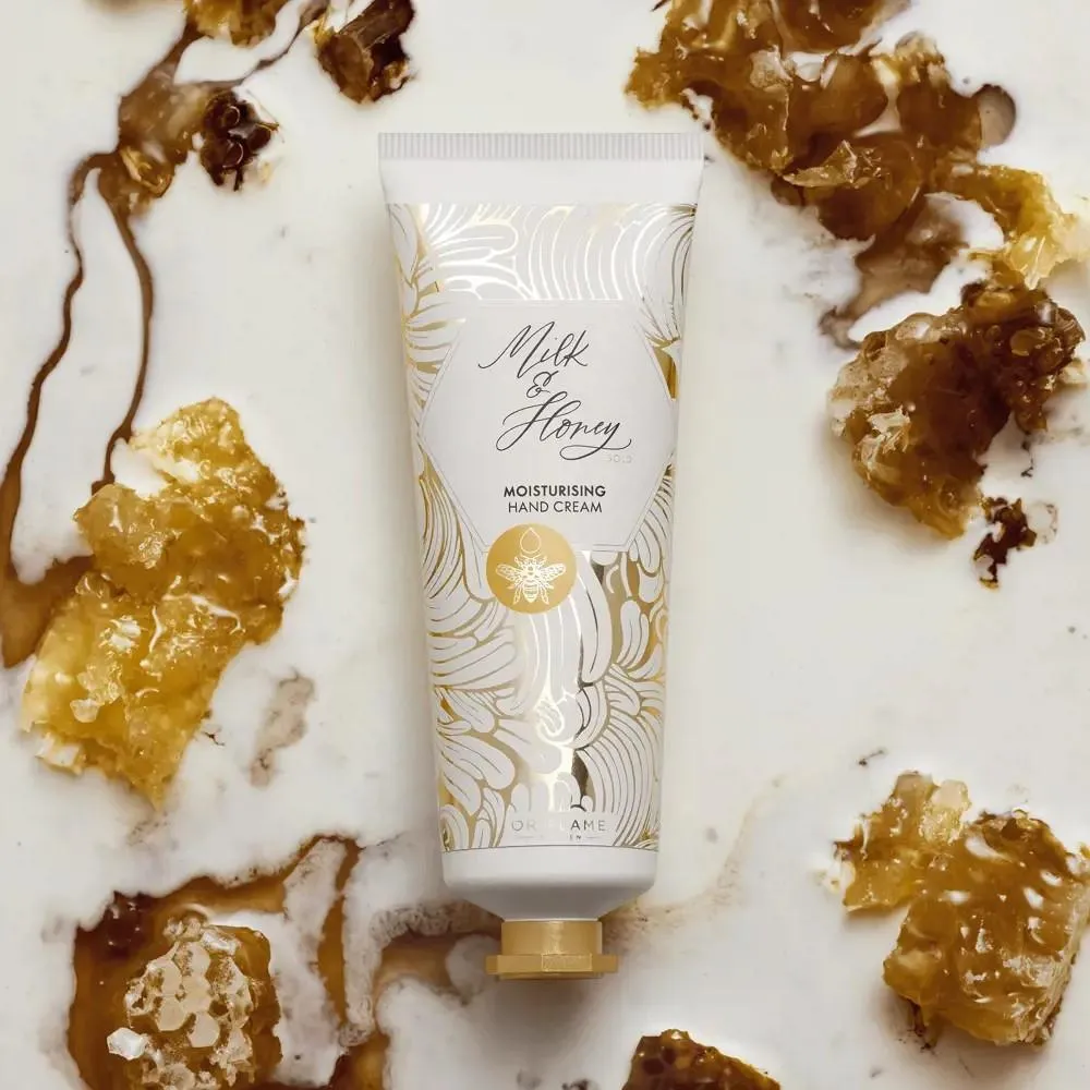 Oriflame Milk & Honey Gold Moisturising Hand Cream, 75ml - Image 4