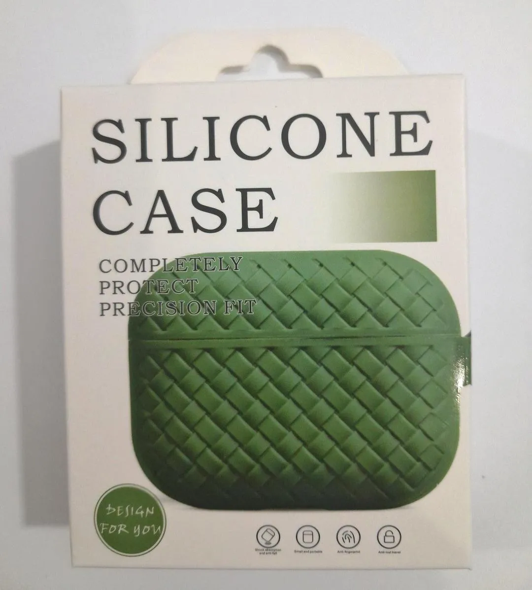 Premium Woven Silicone Case for AirPods Pro - Stylish, Shock-Resistant Protection - Image 4
