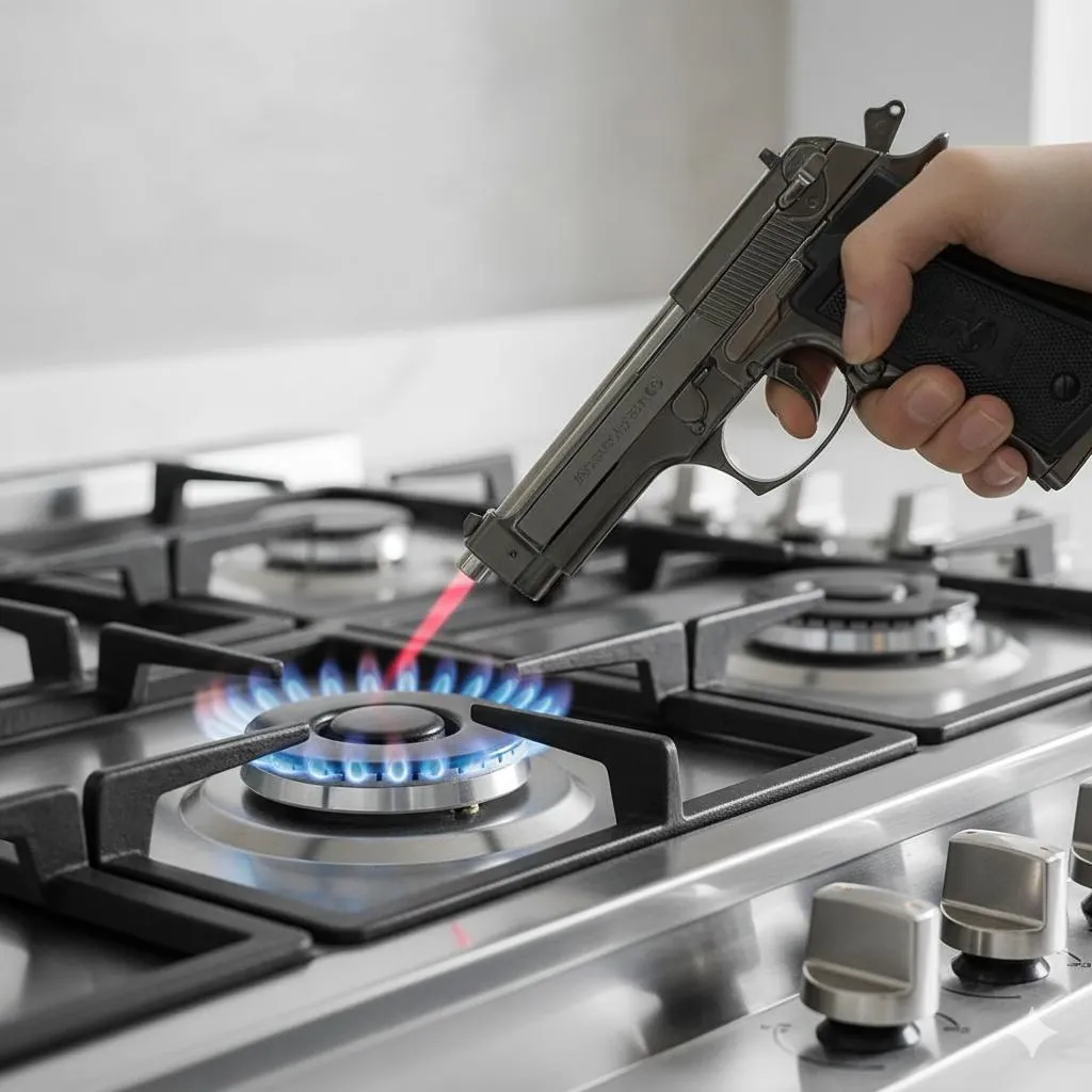 Adds Style And Functionality To The Kitchen Gas Lighter - Image 2