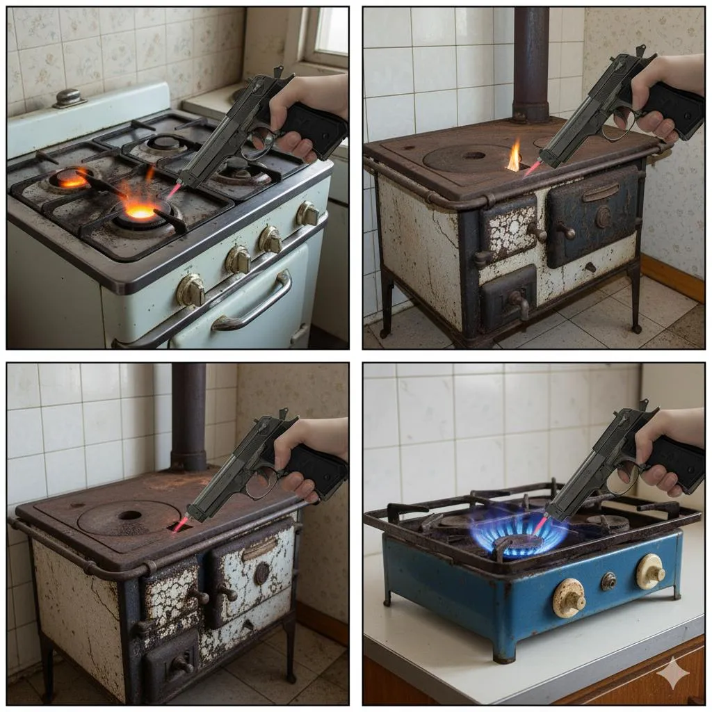 Adds Style And Functionality To The Kitchen Gas Lighter - Image 4