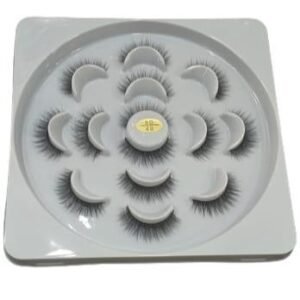 3D False Eyelashes, Set of 7