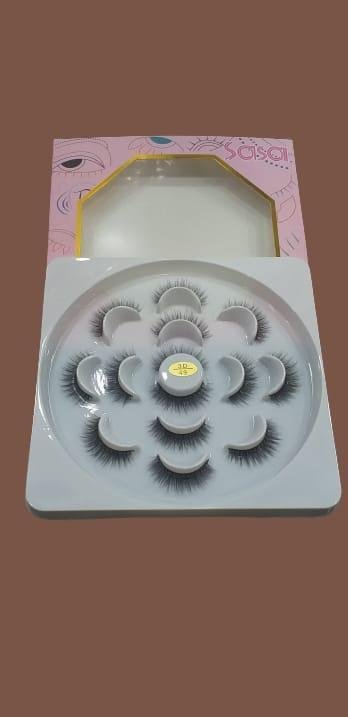 3D False Eyelashes, Set of 7 - Image 5