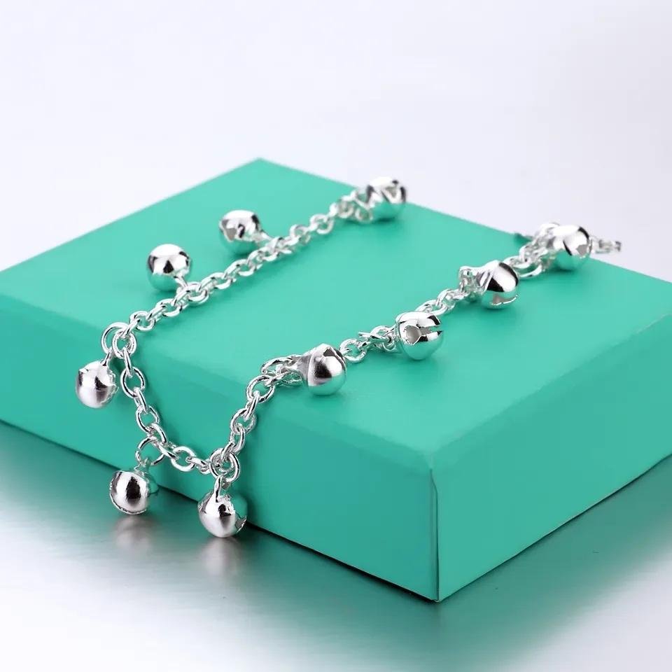 Stunning Silver Plated Anklet Pair - 2 Pcs Adjustable Design - Image 2